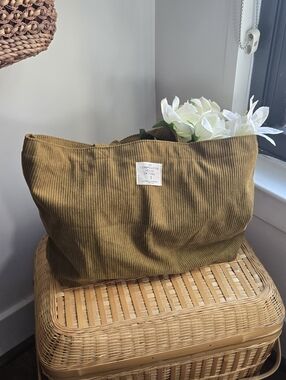 Corduroy Sezane Tote Bag